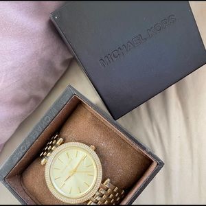 Gold michael Kors watch